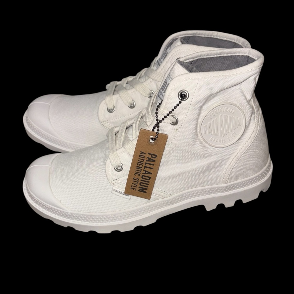 Palladium White High-Top Sneakers
